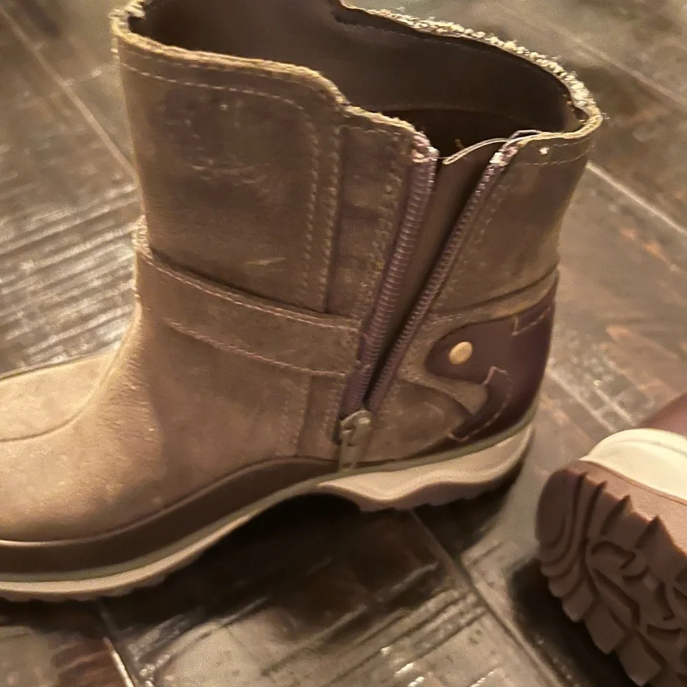 Merrell Dark Brown Winter Boots with Buckle